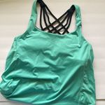 Icy Zone Sports built-in bra drape back yoga athletic tank, size large Photo 6