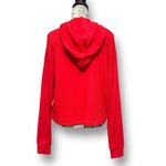 EleVen M Red Ribbed Hoodie Golf Tennis Pullover Stretch Athleisure Lounge NWT Size M Photo 2