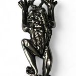 Set of 2 Silver Tone FROG Charms Pendant Frogs Toad Photo 5