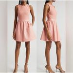 Alice + Olivia NEW  Chara Faux Leather Mini Dress Women's Rose Pastel Pink Size 2 Photo 1