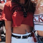 Fanatics South Carolina Gamecocks Lace Up Crop Top Medium Photo 0