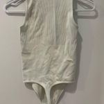 White Tank Bodysuit Size M Photo 2