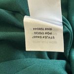 Lulus NWT  Essence Dress Womens S Green Velvet Off Shoulder Party Glam Birthday Photo 7