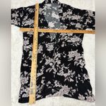 Spiritual Gangster Kimono Maya Floral CoverUp Robe Black Pockets Ties One Size Photo 12