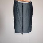 Cop Copine Black Teal Zip Up Pencil Skirt Womens 6 Modest Straight Fall Photo 11