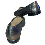 G.Wiz Silver Grey Metallic Woven Pattern Loafers size 6M Photo 1