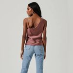 ASTR the Label Larisa Satin Chain Strap Top Photo 8