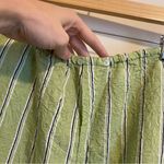 ZARA NWT Green Striped Pants and Top Set size Medium Photo 7