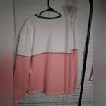 Aakaa Pink and white sweatshirt AKA Ivy Warehouse Photo 2