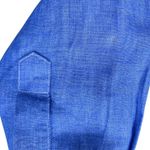 Frank & Eileen Murphy Blue Italian Classic Linen Shirtdress Size M Photo 6