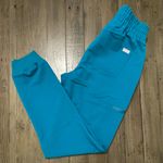 FIGS NWT High Waisted Tall Zamora Jogger Scrub Pants - XST - Pacific Blue Aqua Photo 8