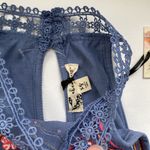 About A Girl NWT embroidered boho halter tank, size XS Photo 2