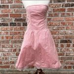 Nell Couture corset silk/polyester pink cocktail dress / 4 / Excellent condition Photo 2