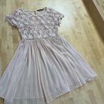 Ark & Co. Cream Pleated A-Line Sundress for Weddings Photo 0