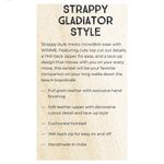 Bed Stu NEW ROAN  Gladiator Sandals Distressed Taupe Leather Womens Size 7 Photo 6