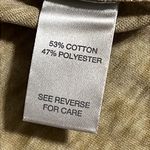 Buckle  BKE small short sleeve solid t-shirt heathered green blue trim semi sheer Photo 7