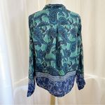 Charlie Jade  polyester blouse Size Large Photo 2