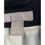 H&M  Blue Blazer Jacket Womens Size 4 polyester rayon Blend Career Office EUC Photo 2
