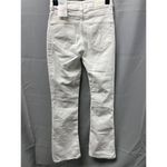 ZARA Women's White Jeans/Pants High Rise/Flare Size 4 x 33" SKU 2640 Photo 2