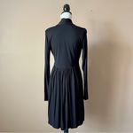 H&M  MAMA | Black Long Sleeve Nursing Dress Sz S Photo 4