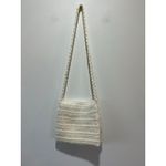 Crochet bag handmade white purse long strap crossbody boho Photo 4