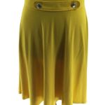 Eloquii Yellow Fit and Flare Plus Size Dress Photo 7