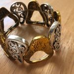 Tribal Stretch Bracelet Double Stranded Swirls VTG Photo 3