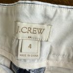 J.CREW Shorts Womens Size 4 Blue Striped Pleated Sailor‎ Summer Sailing Photo 1