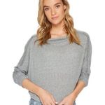 Free People Londontown Thermal Tunic Top Grey Asymmetric Hem Bohemian Size XS Photo 1