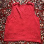 Tiara International Vtg  Large Penguin Christmas Sweater Vest Red Cottagecore Photo 7
