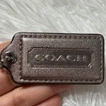 Coach 2" Silver Fob Bag Charm Hang tag Hangtag Photo 0