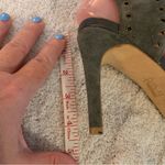 Joie  Aeron Lace Up Heel Sandal Women's Size 37.5 7.5 Gladiator Ash Green Shoes Photo 7