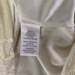 Krazy Kat  Long Sleeve Top Ivory Small Lightweight Knit Cottagecore Photo 5