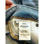 Hudson NWT  Jeans Ankle Ginny Straight Size 27 Light wash raw hem RUNWAY MSRP$198 Photo 7