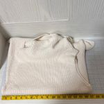 Lou & grey Lou Grey Loft Cream Knit Cowl Neck Sleeveless Tunic Vest Rich Sweater Size S Photo 4
