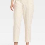 A New Day Cream high rise taper leg jeans Photo 0
