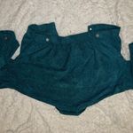 HYFVE  Green / Blue Cropped Ribbed Shacket / Shirt / Jacket size Large Photo 2