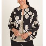Chico's NWOT  Chico’s Cotton Floral Cardigan Jacket Photo 1