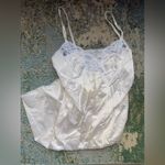 Vintage white lace slip dress, size large Photo 7