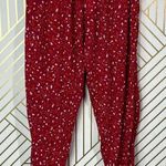 Poupette St Barth Red Sky Rayon Georgette Foe Printed Pants Size US XS Photo 0