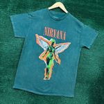 Nirvana In Utero fairy green T-shirt in size Medium Photo 2