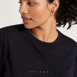Allbirds ‎ Women's Cotton Tee Natural Black Size XS Photo 2