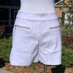 Ci Sono NWT White Zipper Stretch Shorts M Photo 0