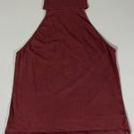 Me to We Red Halter Turtleneck Tank Top Shirt Blouse Size L ♥️✨ Photo 0
