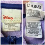 Disney Minnie Mouse Embroidered 1/4 Zip Fleece Sweatshirt Size L Photo 3