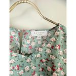 Hayden  Green Floral Los Angeles Floral Blouse - Size - Small Photo 3