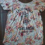 Jessica Simpson Cold shoulder top size small by  floral short sleeve off shoulder Photo 0