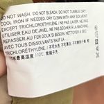 Theory  Pants Women’s Size 0 Dark Olive Work Everyday Pull On Linen Photo 10