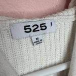 525 America The Alli Distressed Relaxed Hooded Sweater White Women’s. Size M Size M Photo 3