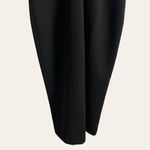 Misha Benecia Black Strappy Back Midi Cocktail Dress Size 10 Photo 7